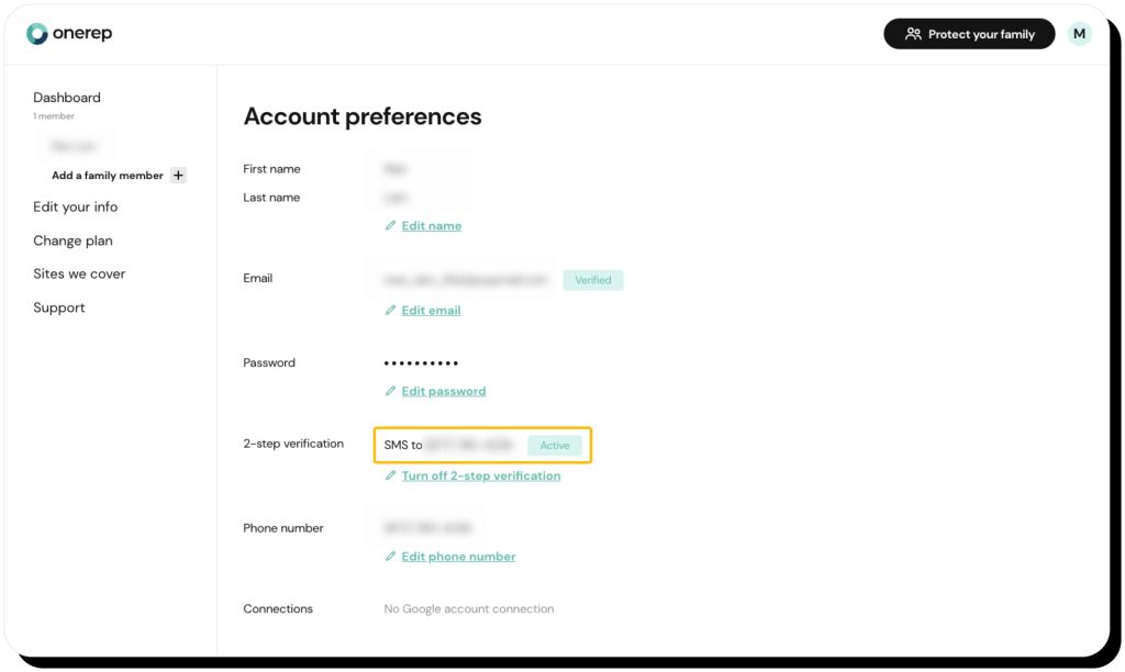 2FA activated